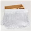 YdseozOA 10M 15CM Nappa di Pizzo Nastro Decorativo Fai da Te Abito da Ballo Latino Decorazione Costume Accessorio Nastro di Pizzo-Bianco