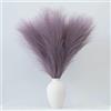 GEFIRE Pampas Verde Artificiale 30 Pezzi Pampas Decorative Alte 55 cm Finti Soffici e Soffici Erba di Pampa Decorativa per Matrimonio Soggiorno Boho Arredamento Casa (Viola)
