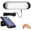 ChunHee Lampada Solare a Sospensione per Interni e per Esterni IP65 Impermeabile 20LED Luce Solare da Capannone con Controllo delle Stringhe Lampade Solari per Giardino, Garage