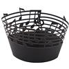 Delaman® 50Pcs Cupcake Wrapper Papper Note Musicali Scava Fuori Muffin Cappello A Cilindro for Wedding Birthday Party Decoration Nero