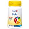 LongLife Biotin Integratore Biotina 300mcg Pelle Capelli Mucose, 100 Compresse