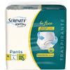 Serenity Pants Be Free Extra L - Pantaloni Serenity sd sensitive per l'incontinenza, 12 pezzi