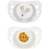 Chicco PhysioForma - Air LUMI Succhietto 16-36M in Silicone, 2 Pezzi