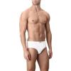 CAGI 3 Slip Intimo Uomo Slip Medio Cotone Jersey Mercerizzato - 1291 Colore Bianco Taglia 6