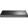 TP-Link Omada SG3452P switch di rete Gestito L2/L3 Gigabit Ethernet (10/100/1000) Supporto Power over Ethernet (PoE) 1U Nero