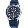 Nautica Men's Stainless Steel Quartz Silicone Strap, Blue, 22 Casual Watch (Model: NAPFWS219)