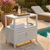 MIlani Home MOND - mobiletto da giardino in alluminio