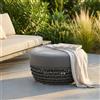 MIlani Home ATREIDES - pouf da esterno in alluminio e corda