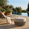 MIlani Home ATREIDES - pouf da esterno in alluminio e corda