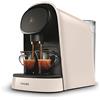 Versuni Philips Domestic Appliances L'OR - Barista, macchina da caffè con capsule classiche o doppie, 19 bar di pressione, serbatoio 1 l, 9 capsule incluse, bianco satinato, LM8012/00