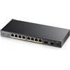Zyxel GS1100-10HP switch di rete Non gestito Gigabit Ethernet (10/100/1000) Supporto Power over Ethernet (PoE) 1U Nero