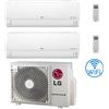 Lg Climatizzatore Condizionatore LG Deluxe UVnano R32 Wifi Dual Split inverter 9000 + 9000 BTU con U.E. MU2R15 Classe A+++/A++