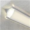 M LEDME Profilo Led angolare L Small per strisce Led 12-24V a superfice 2 metri in alluminio M LEDME