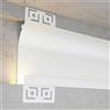 M LEDME Profilo Led veletta da parete Cue Bianco laccato per strisce Led 12-24V da incasso 2 metri in alluminio M LEDME