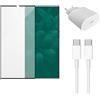 Caricatore rapido (20W) & cavo (USB-C) & pellicola protettiva | Samsung Galaxy S23 Ultra 5G
