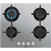 AEG Selezione PRONTA CONSEGNA - AEG Piano cottura a gas HGB 64423 UZ finitura inox da 60 cm