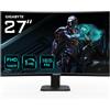 GIGABYTE GS27F 27" Monitor da Gioco FHD - 1920 x 1080 (FHD), 165Hz, 1ms, 300 cd/m2, FreeSync Premium, HDR Ready, HDMI 2.0, Displayport 1.4