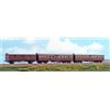 ACME 55205 Set Treno Corbellini castano isabella + POSTALE castano. FS