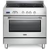 De longhi Cucina De Longhi PRO96MXINED ad Induzione 4 Fuochi Forno Elettrico A Inox