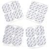 axion 16 elettrodi axion | Pads da 4x4 cm per elettrostimolatore TENS e/o EMS riutilizzabili e autoadesivi con con attacco a spinotto da 2 mm
