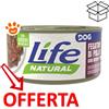 Life Dog Natural Fegatini di Pollo - Lattina Da 90 Gr - CONFEZIONE RISPARMIO