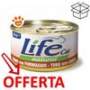Life Cat Natural Tonno con Formaggio - Lattina Da 85 Gr - CONFEZIONE RISPARMIO