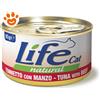 Life Cat Natural Tonnetto con Manzo - Lattina Da 85 Gr