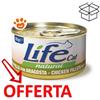 Life Cat Natural Pollo con Aragosta - Lattina Da 85 Gr - CONFEZIONE RISPARMIO