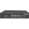 Intellinet Switch Ethernet Gigabit 8 Porte PoE+ con 2 porte RJ45 Gigabit Uplink I-SWHUB 8GP2U