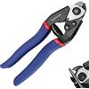 WORKPRO Tagliacavi per bici 190 mm, Tagliafil per cavi in acciaio Cr-V, tagliacavi elettrici per funi metalliche, cavi d'acciaio, cavi dei freni delle biciclette e riparazioni di biciclette