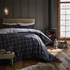Catherine Lansfield TARTAN CHECK NAVY SET COPRIPIUMINO 250X200+2(50X80)