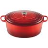 Le Creuset Cocotte ovale Evolution in ghisa vetrificata, diameter 40 cm, Ciliegia, 21178400602430