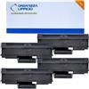 Organizza Ufficio 4 Super Toner compatibili con Samsung Xpress M2070, M2070F, M2070FW, M2070W. Durata ***1.800*** Pag.al 5% di Copertura #MLT-D111S/L