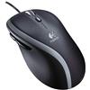 Logitech M500 Mouse USB Cablato, Rilevamento Laser Alta Precisione 1000 DPI, 7 Pulsanti, Per ‎PC/Mac/Laptop, Nero