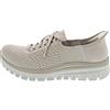 Skechers Graceful - First Blush Hands Free Slip-insSneaker da Donna, Maglia Taupe, 39.5 EU