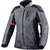 LS2 Giacca da Moto Donna Estiva con Protezioni Alba Lady Grigio Scuro L