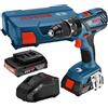 BOSCH PROFESSIONAL Trapano avvitatore Bosch Professional GSB 18V-28 con 2 batterie 18V 2Ah