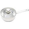 KitchenCraft Clearview Pentolino per 2 uova in camicia, in acciaio INOX, 16 cm