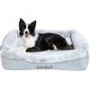 JOYELF Letto per cani in memory foam Grande letto ortopedico per animali domestici con rivestimento lavabile, design a tappetino indipendente con fodera impermeabile gratuita