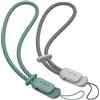 SURPHY Cordino per Cellulare,2 Pezzi Regolabili Universale Cordino,Laccio da Polso in Nylon Resistente e Antifurto,Compatibile con Ventilatori Portatili/Chiavi/Portafogli,24cm(Verde & Grigio
