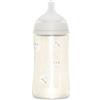 Suavinex Biberon Anticolica con Tettarella in Silicone Pro flusso medio Bonhomia Bianco 270ml