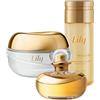 O Boticário Lily Set Regalo Profumo e Cura della Pelle con 3 Prodotti | Crema Idratante Corpo 250 g, Olio Corpo Profumato 150 ml e Eau de Parfum EDP 75 ml