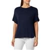 United Colors of Benetton T-shirt 3z12d101x, T-Shirt Donna, Blu Notte 016, M