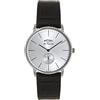 Rotary Orologio display cinturino e quadrante argento GS90050/06