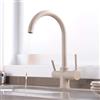 XJTNLB Rubinetto Cucina 3 Vie per Sistemi Osmosi a Avena, Doppia Uscita a Osmosi Rubinetti per Lavelli da Cucina Inversa Rotazione 360, Miscelatore Lavello per Acqua Potabile