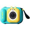 Tdyatocept 2MP 1080P Cartoon Cute Interesse Sviluppo Videocamera per Bambini Regalo di Compleanno Videocamera Digitale(A)