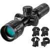 Paike 3-9X32 AOEG Rifle Scope Mil-DOT Reticolo Rosso e Verde DOT Scope Illuminato Ottica di Caccia