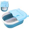 Nizirioo Pediluvio Pieghevole, Bacino Da Bagno Plastica Pediluvio Piedi Vaschetta Pedicure Spa Per Pediluvi Pieghevole Antistress Vasca Da Bagno Per Pedicure Rilassare E Massaggio