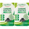 equilibra Integratori Alimentari, Carbone Vegetale, Integratore a Base di Carbone Vegetale, Contribuisce alla Riduzione dell'Eccessiva Flatulenza Postprandiale, 50 Compresse (Confezione da 2)