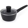 Russell Hobbs RH03258EU7 Verde Thermocollar Pentola da 16 cm - rivestimento antiaderente in ceramica, alluminio riciclato, privo di PFAS, pentola di cottura a induzione, indicatore di temperatura